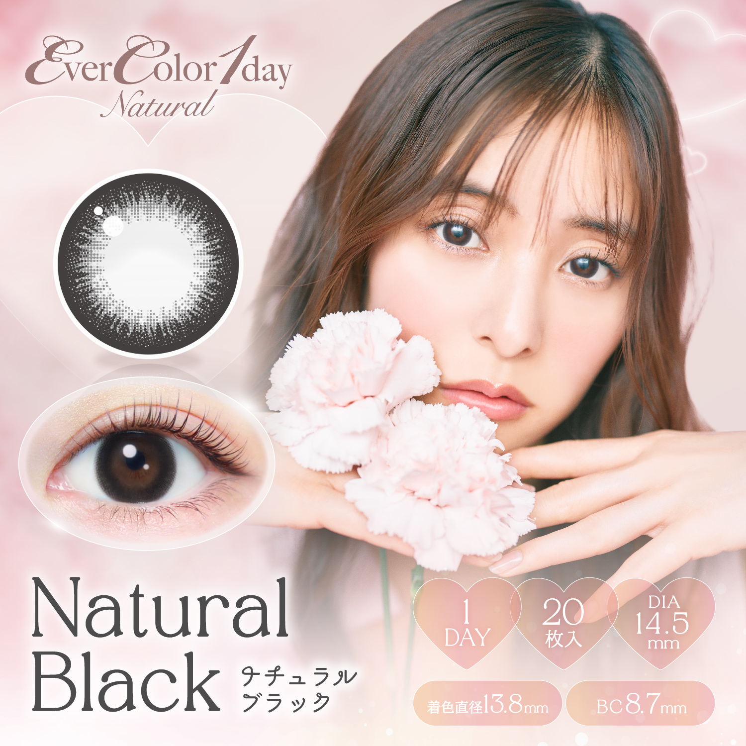 EverColor 1day Natural 1day エバーカラー ナチュラル  20枚入